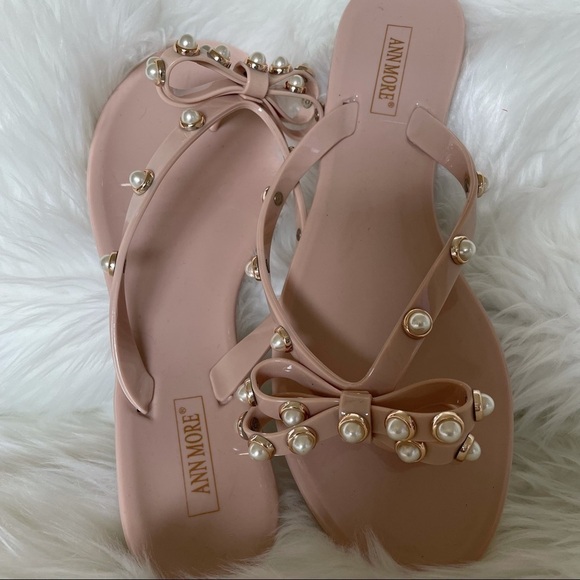 Ann More Jelly and Pearls Sandals Size 40 - Picture 6 of 10